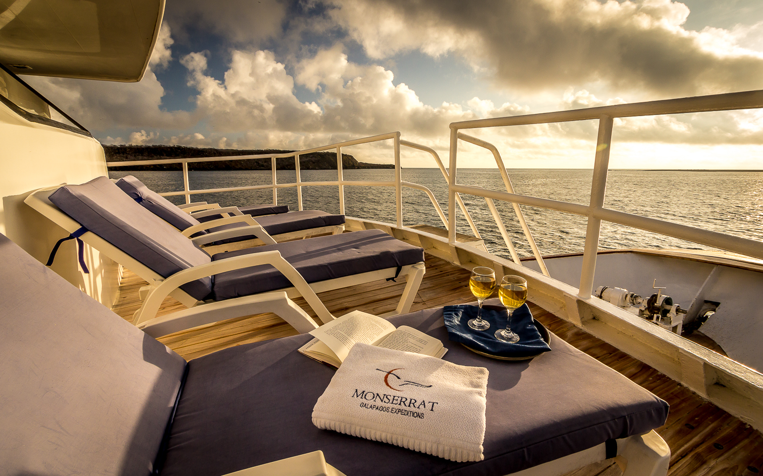 Monserrat Galapagos Cruises Exterior Upper Deck
