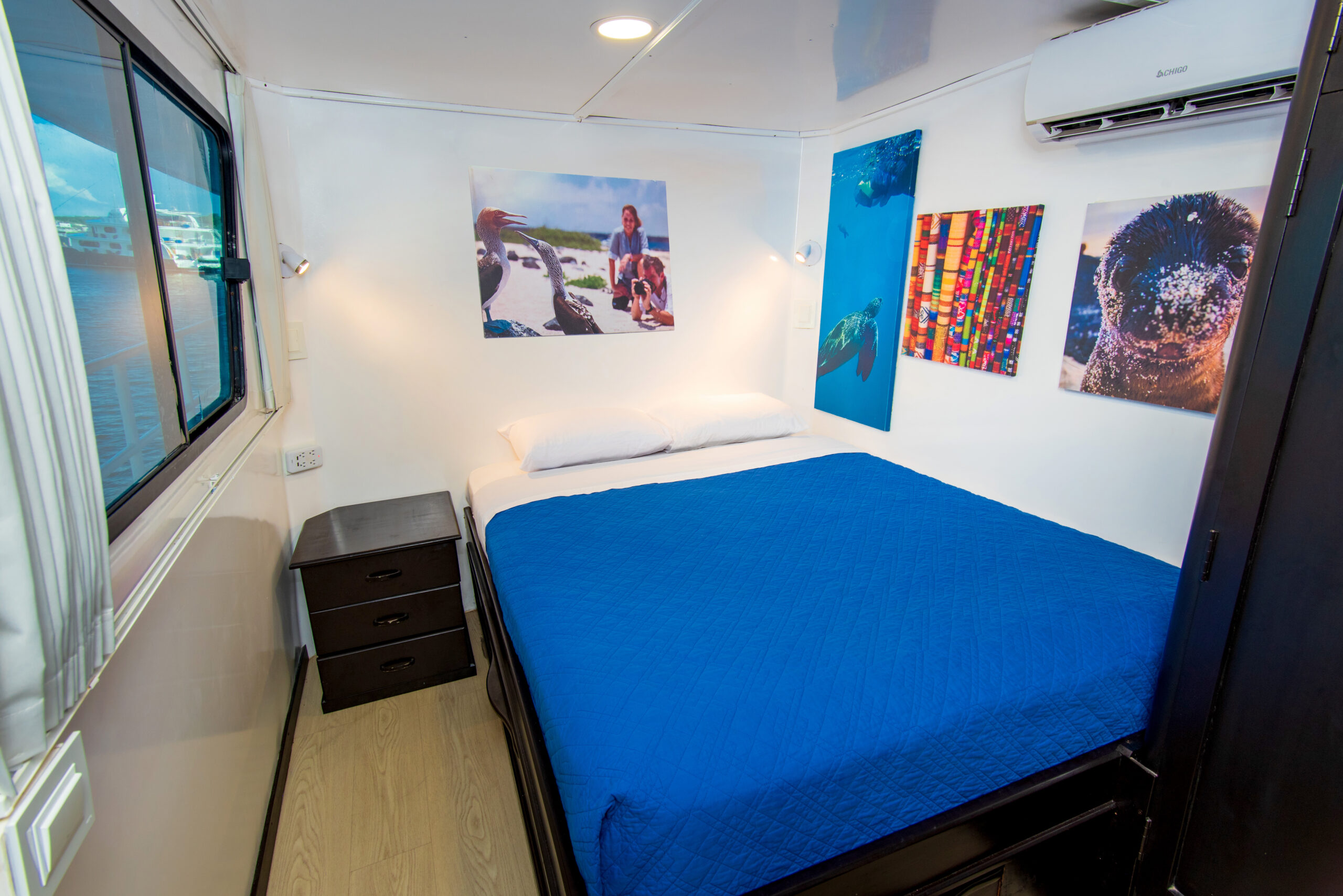Upper Deck Matrimonial Cabin Monserrat Galapagos Cruises 2021 scaled