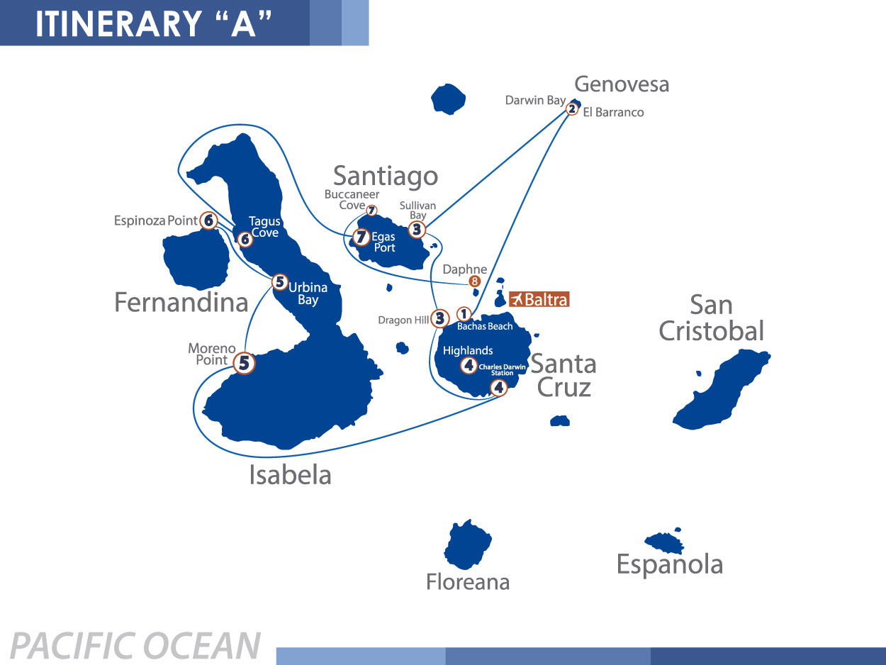 itinerary A nemo iii galapagos cruise