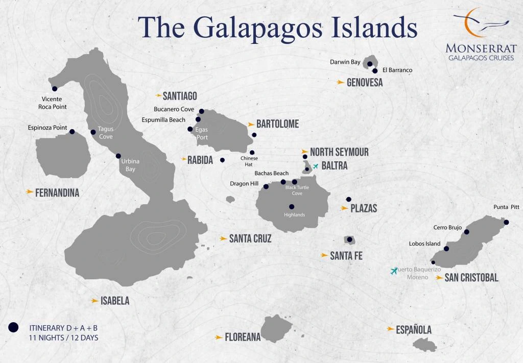 Monserrat Galapagos Cruise Itinerary DAB 1024x711 1 Galatrails